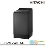 HITACHI 12kg Narrow Inverter Upright Washing Machine, Matte Gray LTL12MVW0TGG, , large