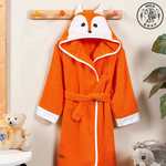【Solo Vintage】Bathrobe Fox Orange Kid, , large