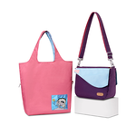 Eco-friendly Crossbody bag & tote bag Two-in-one, Reversible yoyo bag (Ballet slippers), , large