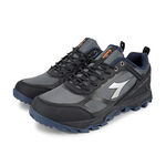 DIADORA迪亞多那 防潑水越野鞋 男運動鞋 登山鞋 寬楦 高腳背 透氣 散熱 排濕 彈力鞋墊 耐磨 防滑 黑藍 黑灰, , large