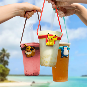 〔Bone蹦克〕寶可夢飲料環保杯綁 杯套 杯綁 環保杯袋 飲料袋