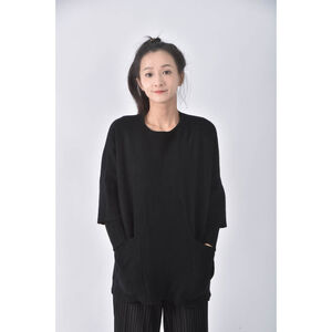 (XL) niceioi寬鬆黑色長袖上衣二手衣