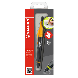 STABILO 德國 思筆樂 SMARTgraph 智能樂人體工學自動鉛筆 橘/黑桿2B右手用 /支 ST1842/4-12B