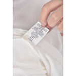 (M) net質感白色長袖上衣二手衣, , large