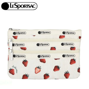 LeSportsac 3-zip Cosmetic 三層拉鍊化妝包 -莓果輕舞