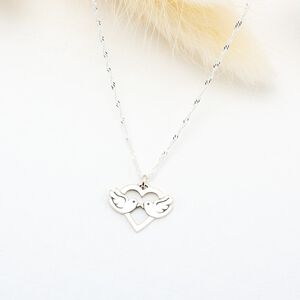 【Angel & Me】Happy Mandarin ducks Sterling silver s925 sterling silver necklace