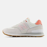 Kixpress-New Balance 574 女 運動休閒鞋 復古鞋 麂皮 舒適 緩震 鏡灰 玫瑰砂糖粉 [WL574IPK], , large