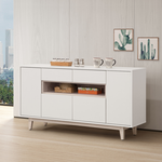 【唯熙傢俱】紀薇橡木雙色5尺餐櫃, , large