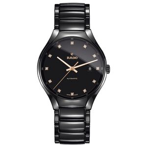 RADO 雷達 TRUE真系列鑽石陶瓷機械腕錶-40mm R27056732