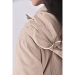 (M) earth music ecology質感棉質風衣杏色外套二手衣, , large