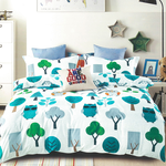 印花涼被床包組, , large