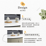 【Hampton 漢汀堡】艾克利石面大茶几-含凳, , large