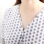 【Angel & Me】Christmas Snowflake Snow s925 sterling silver necklace birthday gift, , large