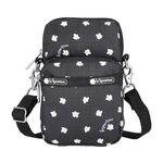 LeSportsac MINI PHONE BAG 迷你手機斜背包-俏皮小雛菊, , large