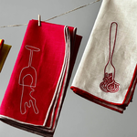 Embroidered Napkins-Wine, , large