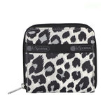 Lesportsac Compact Zip Wallet 極簡輕薄錢包 送禮-柔影豹紋, , large