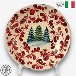 【SOLO Vintage】Modigliani Italian Pottery 19cm Pasta Plate Deep Round Plate Soup Plate BA Alpine Hut Series, , large