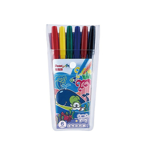 【Pentel 飛龍】細字彩色筆 6色 /袋 S3602-06