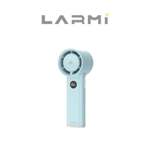 【Leo手機周邊專賣店】 樂米LARMI 手持渦輪扇 /  LMF06  / 湖水藍