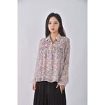 (S) pazzo質感紫色長袖上衣二手衣, , large