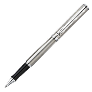 【 Pentel 飛龍 】Sterling 不鏽鋼系列 鋼珠筆 筆桿銀/黑芯 0.7mm /支 K600（可免費刻字）
