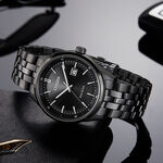 CITIZEN 星辰 光動能城市手錶-黑 BM7565-80E, , large