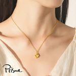【Prisme Gold】母親節限定 幸福守護黃金項鍊 (金重0.10錢&plusmn;0.03) 贈愛心禮盒, , large