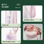 Kiyodo彈跳吸管水壺-1L-灰黑色-2支, , large