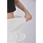 (M) triple eight韓牌質感白色短裙二手衣, , large