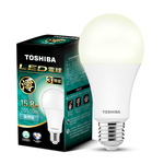 【TOSHIBA】60-pack Mio Series LED Bulbs, 15.8W, 3-year warranty, high lumen output, energy-saving label (natural color), , large