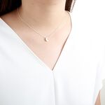 【Angel & Me】Le Petit Prince Moon s925 sterling silver necklace Christmas gift, , large