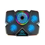 ekit CKT-Y13 Colorful Light Five-Fan Laptop Cooling Pad-Blu-ray[E-KIT Technology lnc.], , large