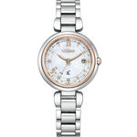 CITIZEN 星辰 XC 心蕊 輕奢限定版 鈦金屬 光動能電波女錶-29mm ES9466-65W, , large
