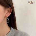 【Gulicc 】古莉可 耳環 可愛簍空小熊耳釘, , large