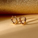 【MORELLATO】Design 不鏽鋼微光耳環-金色 SAYP09, , large