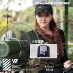 【樂活不露】12吋風格立扇【戰術綠】電風扇 靜音風扇 工業扇 三段風速 組裝式可拆卸, , large