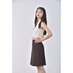 (L) o girl質感棕色短裙二手衣, , large