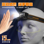 5W Dual-Light Sensor Headlamp / Black / Rechargeable, , large