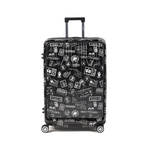 【Alldma鷗德馬】20吋台味郵戳雙開箱AD25-黑郵(贈保護套CF7), , large