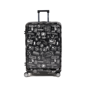 【Alldma鷗德馬】20吋台味郵戳雙開箱AD25-黑郵(贈保護套CF7)