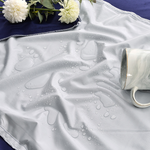 【FOCA】Illusory blue | Professional nursing grade 100% ultra waterproof mattress protector - Double extra large, , large