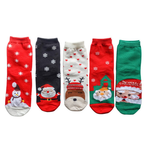 [Kaimei Cotton] MIT Taiwan-made cute pure cotton Christmas socks, Christmas socks, Christmas gifts - Christmas classic six pairs set, random and excellent