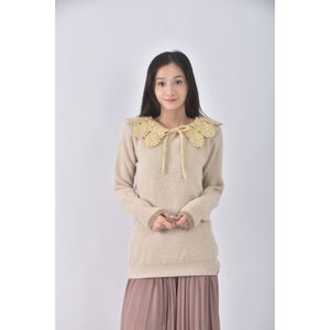 (S) 綁帶黃色長袖上衣二手衣,  (S) 綁帶黃色長袖上衣二手衣