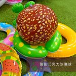 Chocolate Donut Inflatable Beach Ball, , large