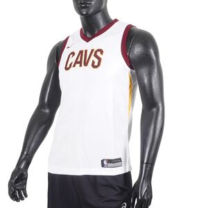 Nike NBA 青少年 球衣 籃球背心 背心 V領 騎士 白紅 [WZ2B7BZ1W-CAV]
