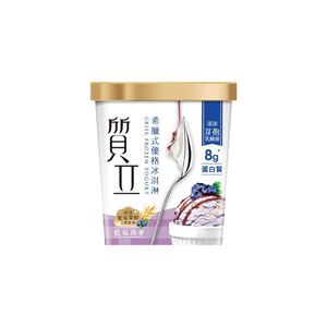 質立希臘式優格冰淇淋(藍莓燕麥)