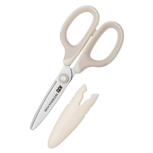 手牌SDI  5 1/4"滑利剪*省力兒童剪刀，135mm(0924C)*杏白