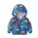 Hooded Windbreaker Jacket, , large