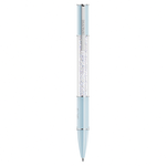 SWAROVSKI 施華洛世奇 Crystalline SCS 水晶淺藍色調圓珠筆-黑色墨水(5730493)  品號：14204228, , large