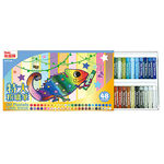 Pentel 飛龍文具 特大粉蠟筆 GHT2 (多款)24色 GHT2-24, , large